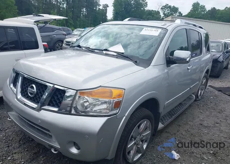 2011 Nissan Armada Platinum из США, поврежденный, VIN 5N1BA0ND1BN614557